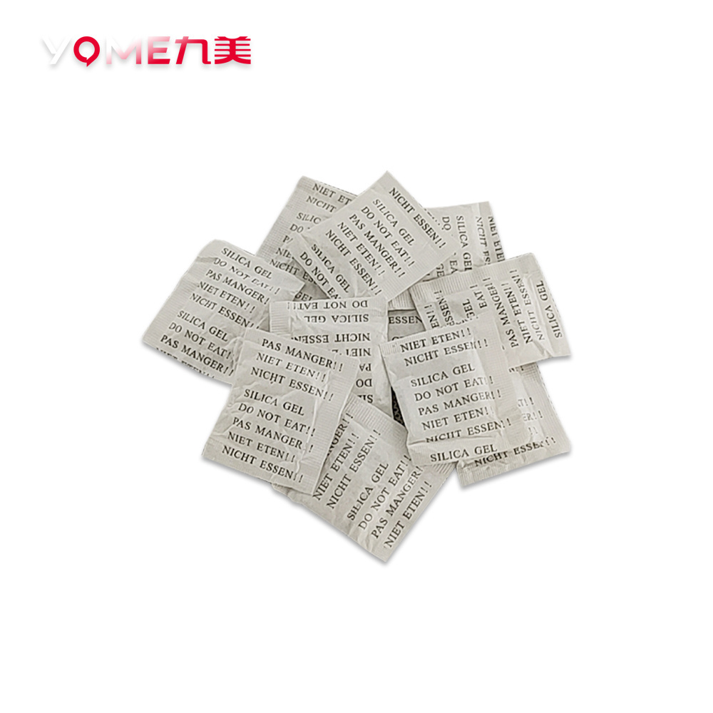 Yome silica gel desiccant bead bag 1g 2g Manufacturer Price white bead moisture absorber flower drying Packets For Food Grade