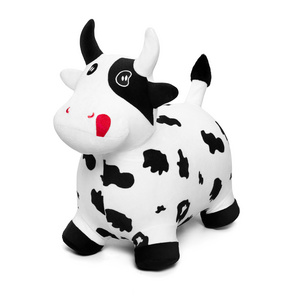 Custom children's inflatable toys baby kids riding animal toys cow Eco-friendly animal hopper