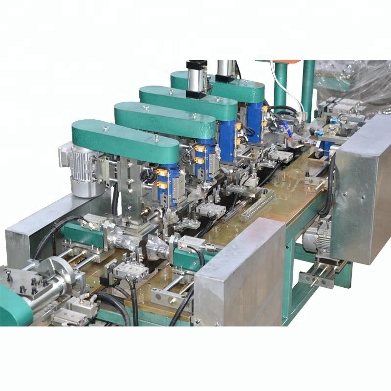 Automation equipment Automatic cutting drilling tapping machine production brass bus bar terminal Automation machine