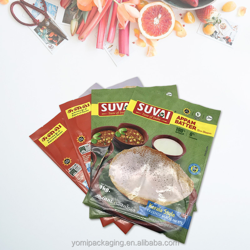 Yomi bread plastic bag tortilla packaging plastic bags customized printed plastic packaging