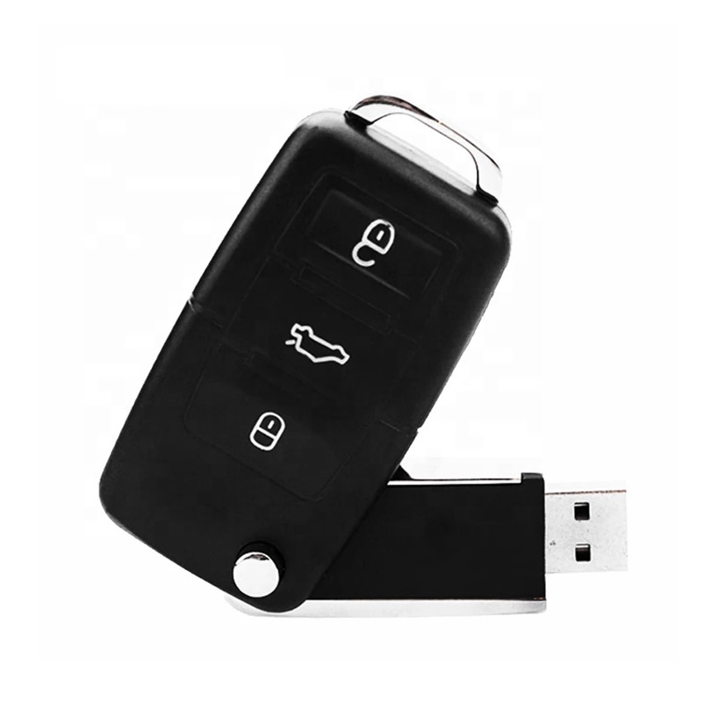 YONANSON Car Key Shape Pendrive 128GB New USB Flash Drive 32GB Custom Logo USB 2.0 Memory Stick