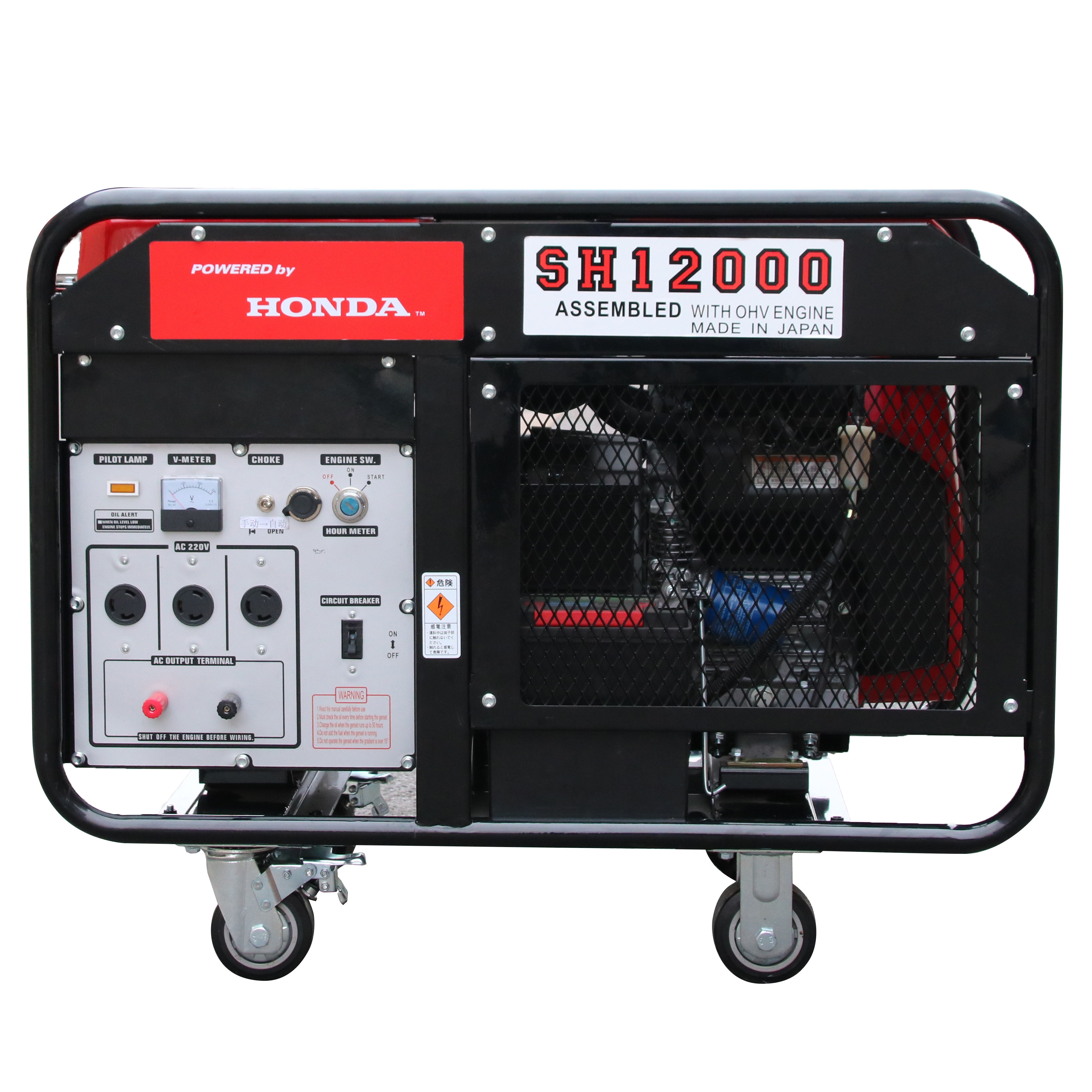 Three phase 230V 400V 10KW gasoline generators for gx630 engine powered electric generator