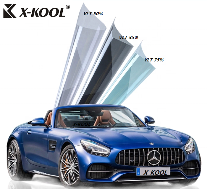 Self adhesive  1.52*30m/roll 3m polaroid auto solar window film skin care nano glass tint film