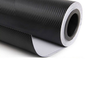 Self adhesive waterproof car wrap 3D/4D carbon fiber vinyl film