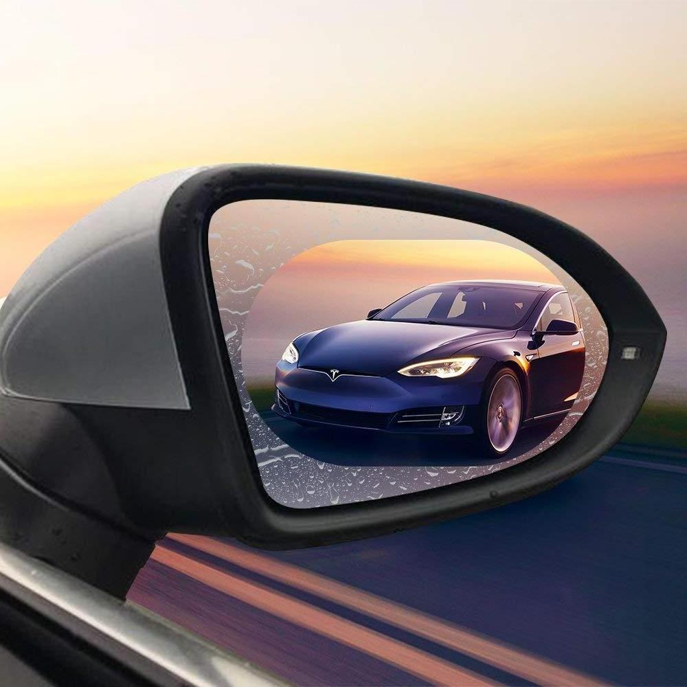 Hot selling 2Pcs Nano Coating car anti fog rainproof rear view mirror window protective film