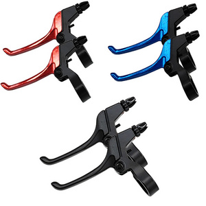 Colorful Mountain Road Bike ultralight brake lever aluminum alloy bicycle brake handle lever for folding bike bicycle parts