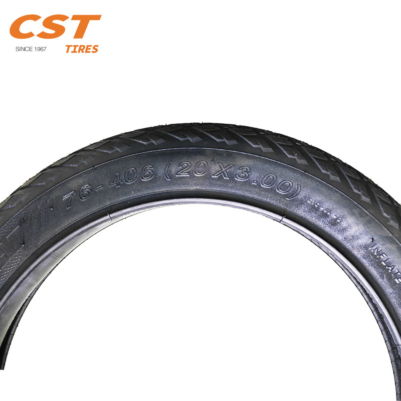 Cheap C S T  20x3.0 Fat bike beach bike Road tyre  BIG BOAT snow bicycle tire  20x3.0 inner tube for E-bike