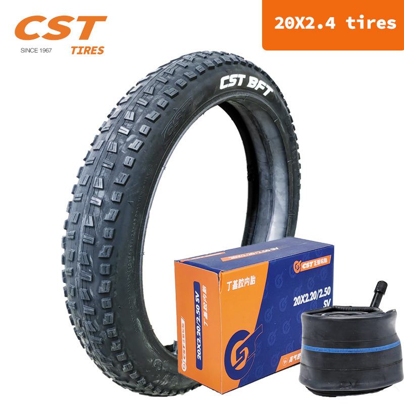 Original C S T   BFT  61-406 Fat bike  tyre  C1752 snow  bicycle tire 20X2.4  tires  for BICYCLE