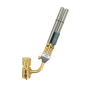 China Manufacturer Two Flame Mapp Gas WT-8 Turbo Torch Brazing Welding Double Torch For Big Object Heat-treating