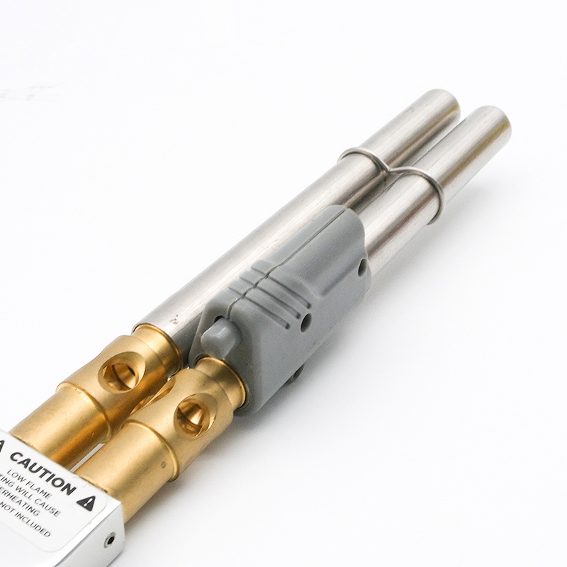 China Manufacturer Two Flame Mapp Gas WT-8 Turbo Torch Brazing Welding Double Torch For Big Object Heat-treating