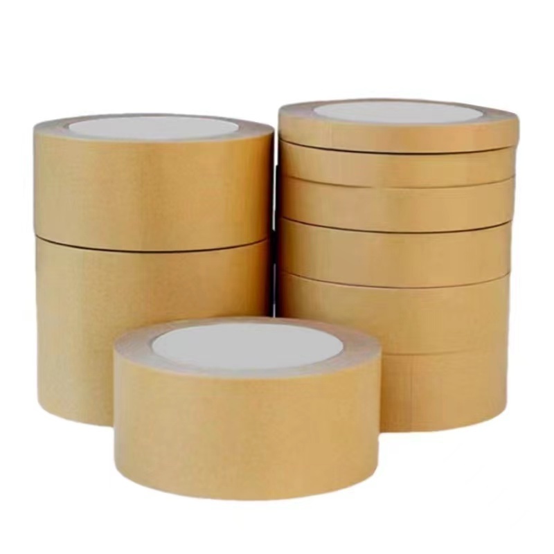 Kraft paper packing tape custom logo Kraft paper sealing tape Cowhide tape for the ceiling