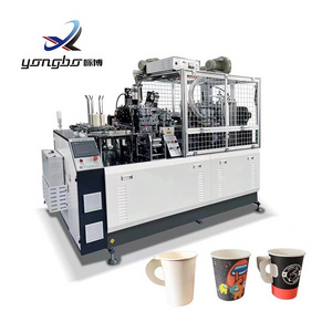 Wholesale 90-100pcs/Min 2-16oz Paper Coffee Cup Forming Machine Low Cost Paper Cup Making Machine Cheap Price In Pakistan