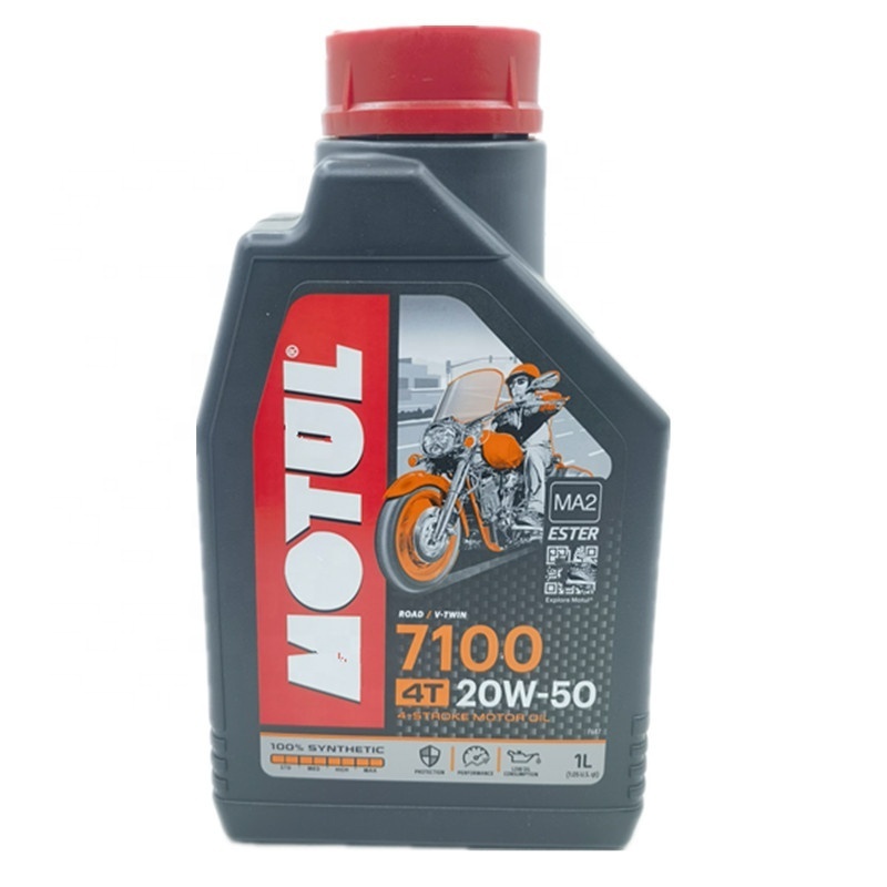 1L Fully Synthetic 4T20W-50 Motorcycle Oil 7100 Lubricating Grease for Four-Stroke Engines for Automotive Lubricant Use