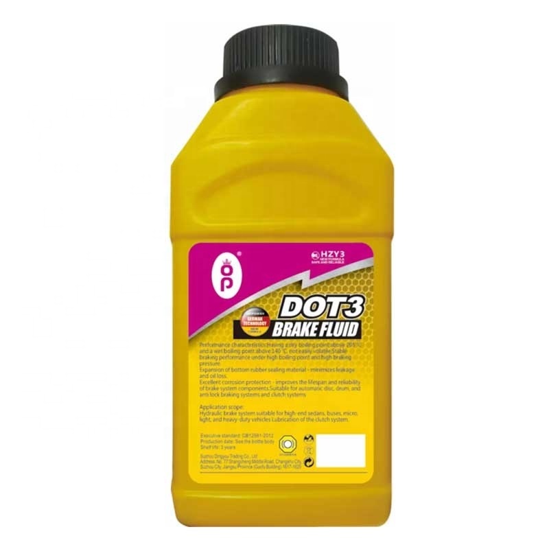 Wholesale Manufacturing High Quality Brake oil DOT3 For Car Brake Fluid Provide Customized service welcome to Inquiry