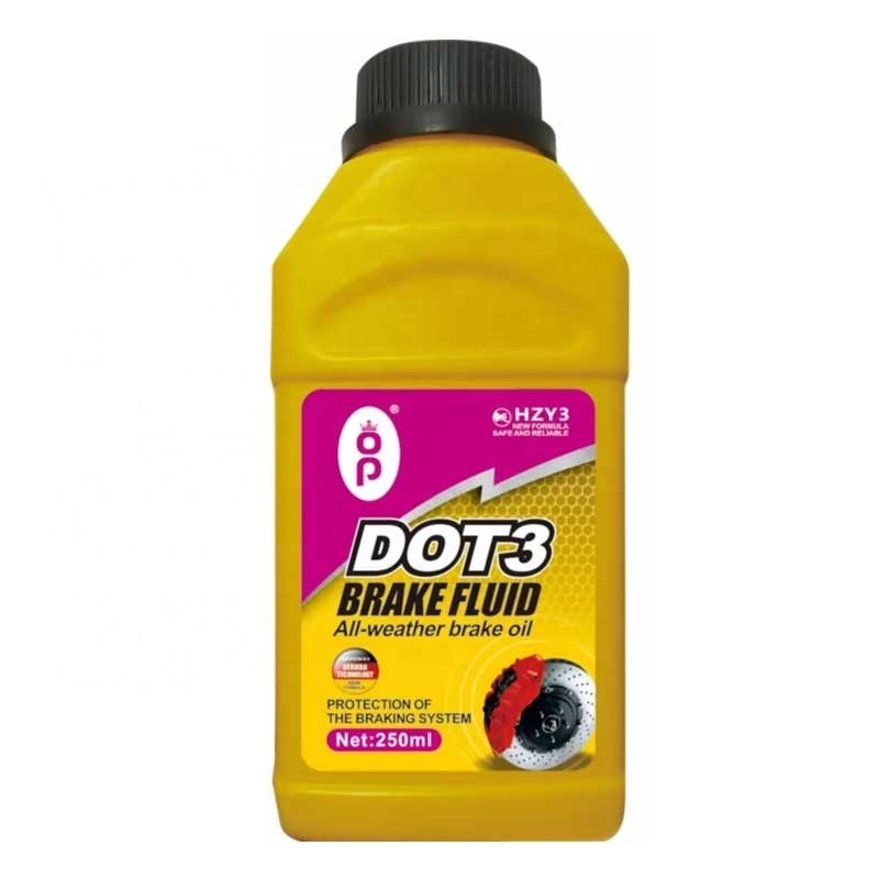 OP Brand Wholesale Excellent Protection Brake oil DOT3 For Car Brake Fluid Provide Customized Private Label Services