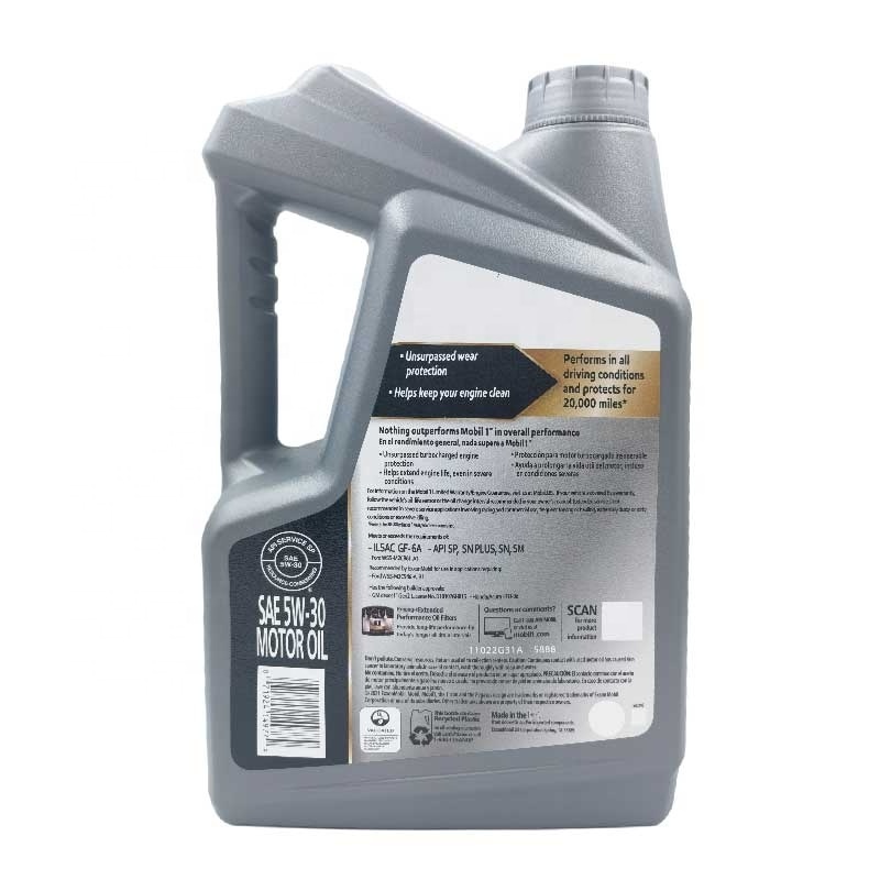 Mobil oil SAE5W30 fully synthetic engine oil 4.73 L engine lubricating oil