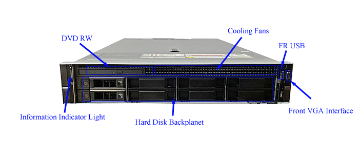 Used Second Hand R730xd Poweredge PC Computer 2U Intel Xeon CPU PC Computer Rack Server