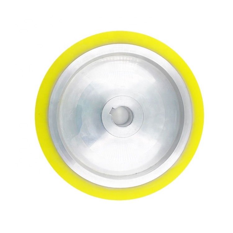 Whosale Price Black Red Blue yellow 30 50 80 mm 3 5 12 Inch Stainless Steel Aluminum core PU Caster Wheel