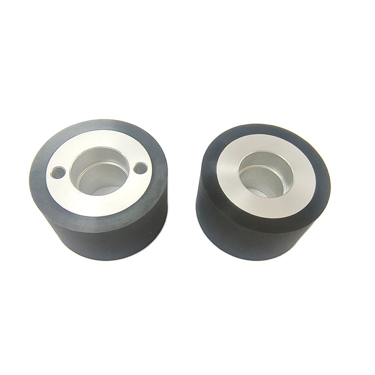 Metal Heavy Duty PU rubber wheel High temperature resistance Polyurethane Caster Wheel