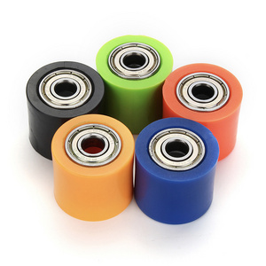 Custom high quality Polyurethane Roller wheel With Two Bearing 70 80mm 3 4 inch PU roller wheel