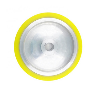 Manufacturer OEM ODM solid PU rubber silicone wheel urethane wheel polyurethane Drive wheel