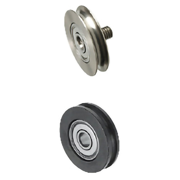 Auto parts V-groove U-groove idler pulleys POM stainless steel small nylon CNC machine accessory pulleys