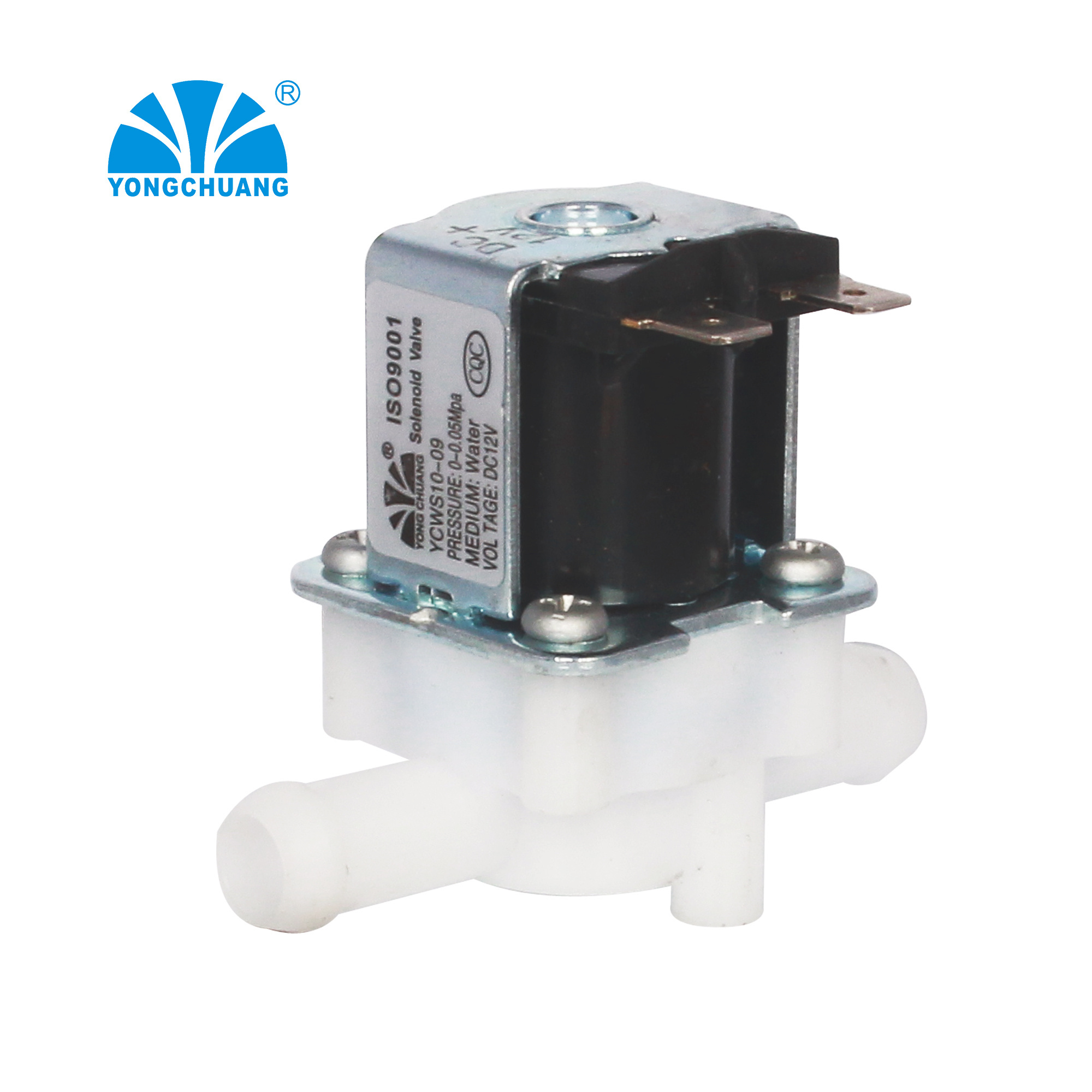 yongchuang  YCWS10-09 plastic water drain solenoid valve 24v