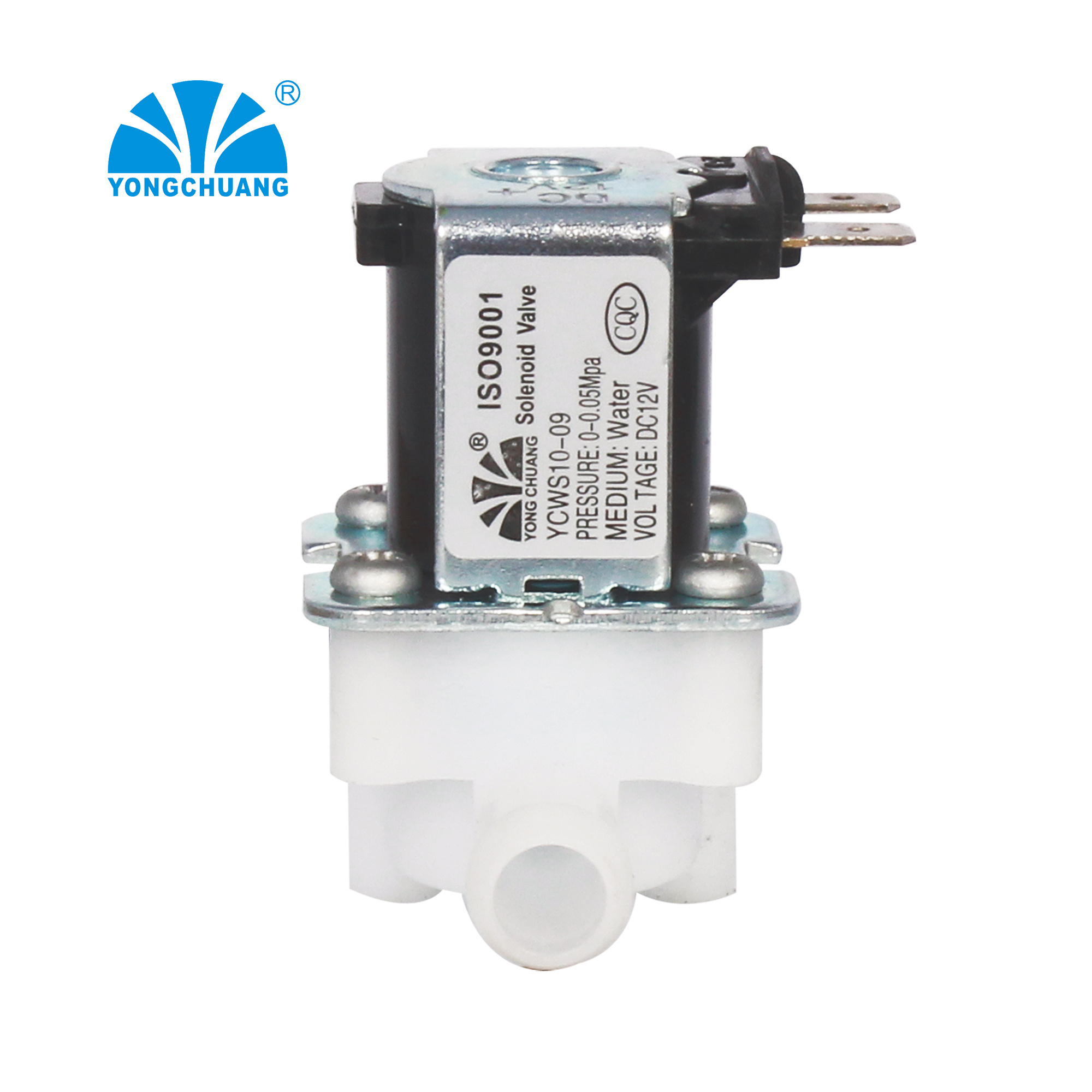 yongchuang  YCWS10-09 plastic water drain solenoid valve 24v