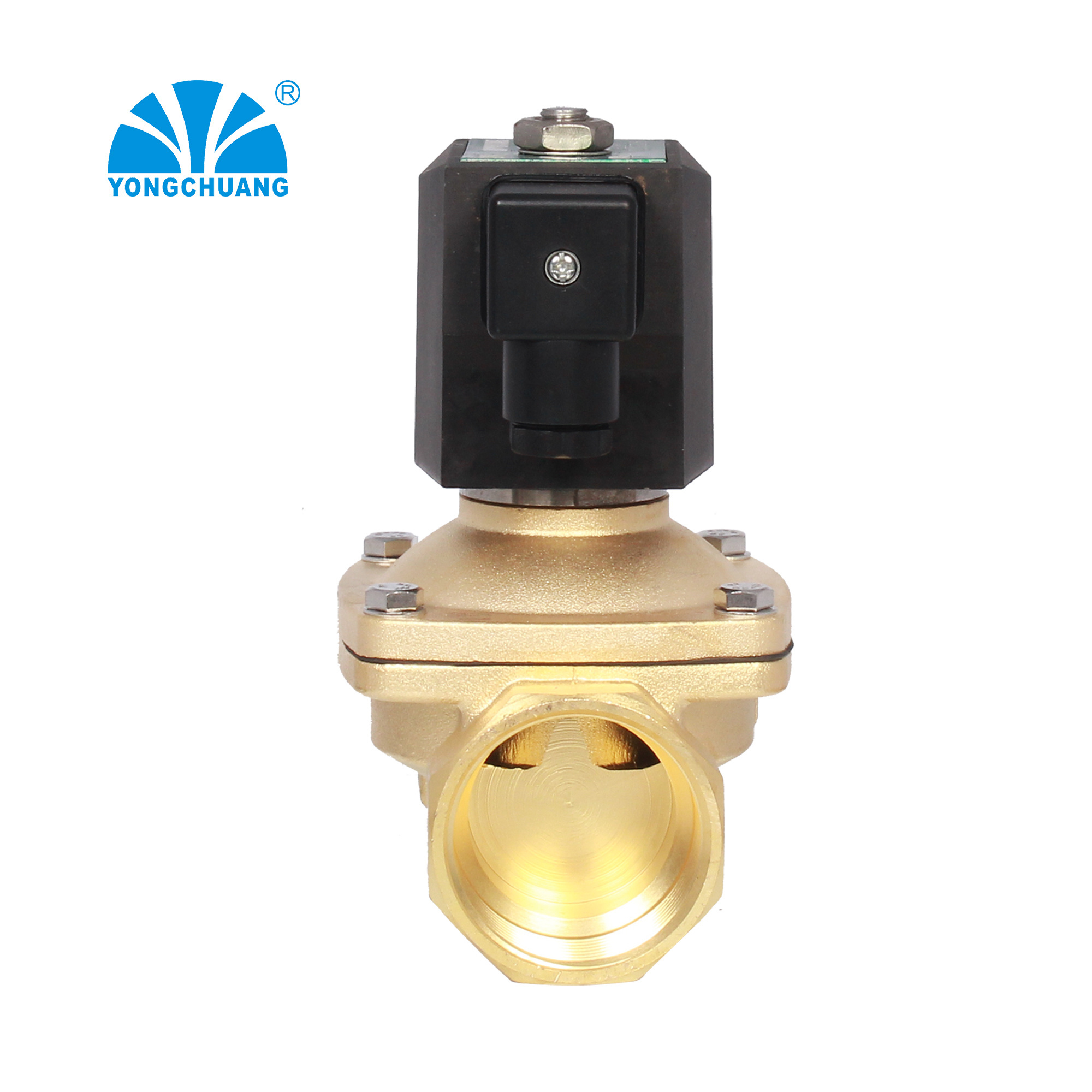 Yongchuang 2W31/41 15mm Direct lifting diaphragm brass cheap solenoid valve for water and air water filter