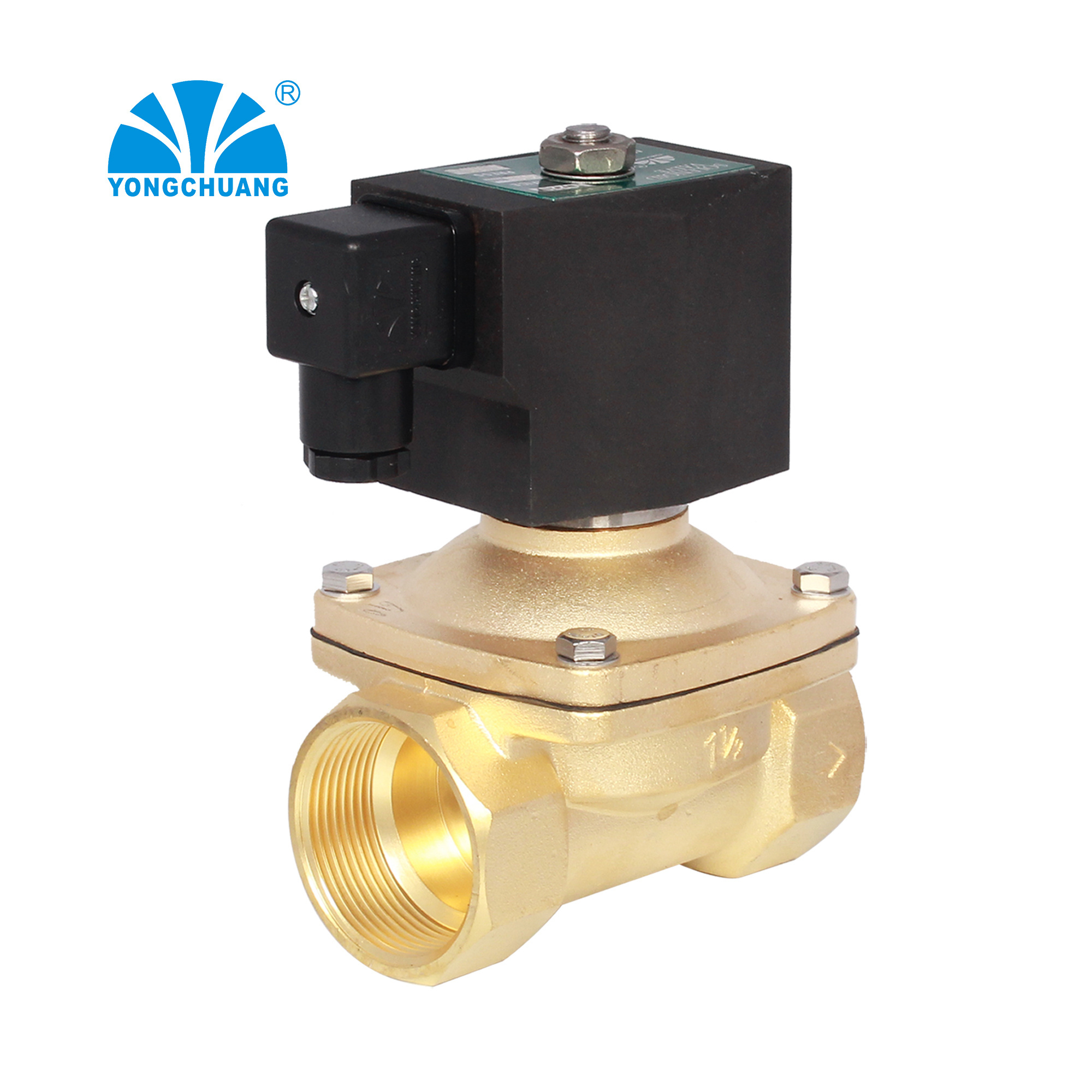 Yongchuang 2W31/41 15mm Direct lifting diaphragm brass cheap solenoid valve for water and air water filter