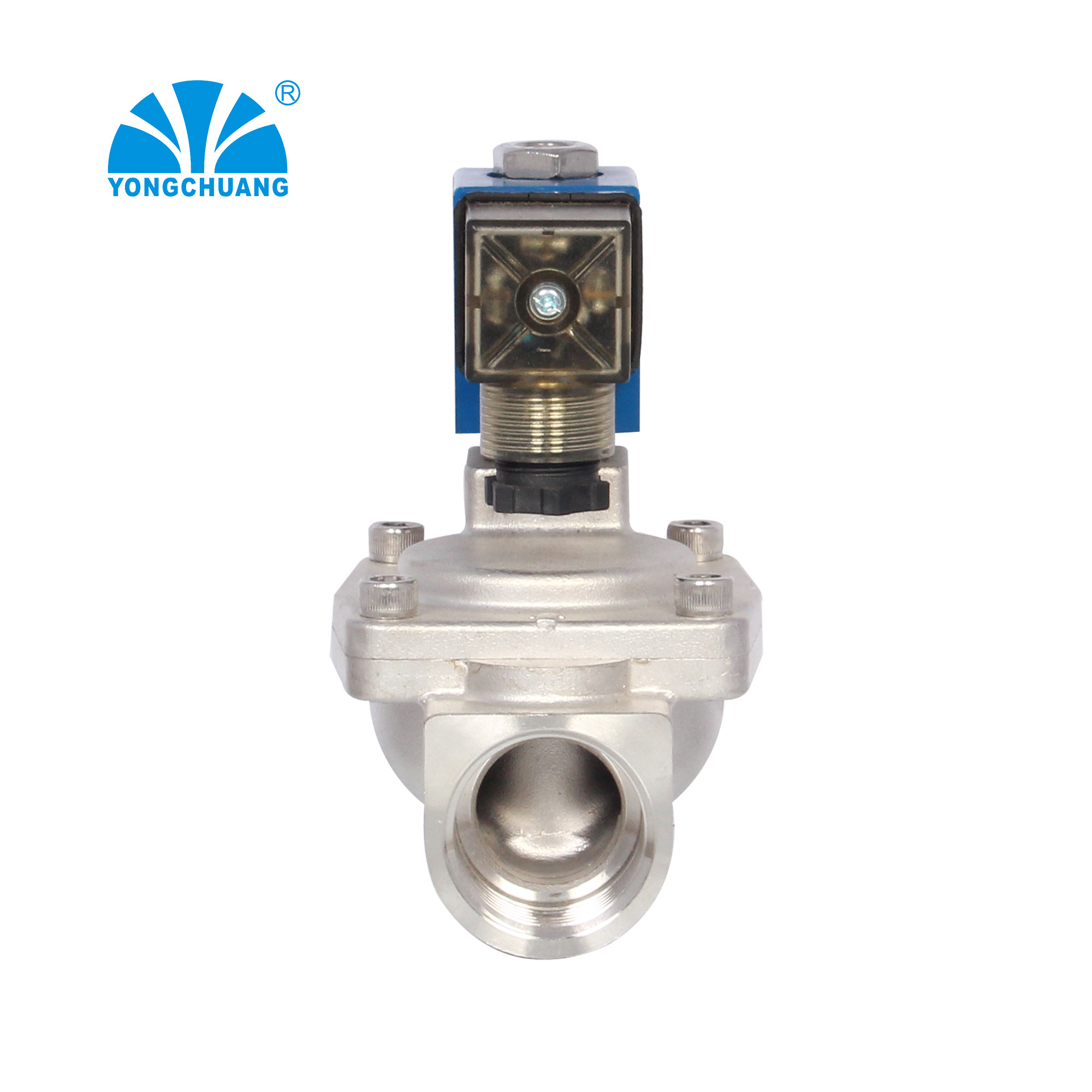 Yongchuang YCD11/21 CE approved brass stainless steel 24v 12v dc solenoid valve 3/8