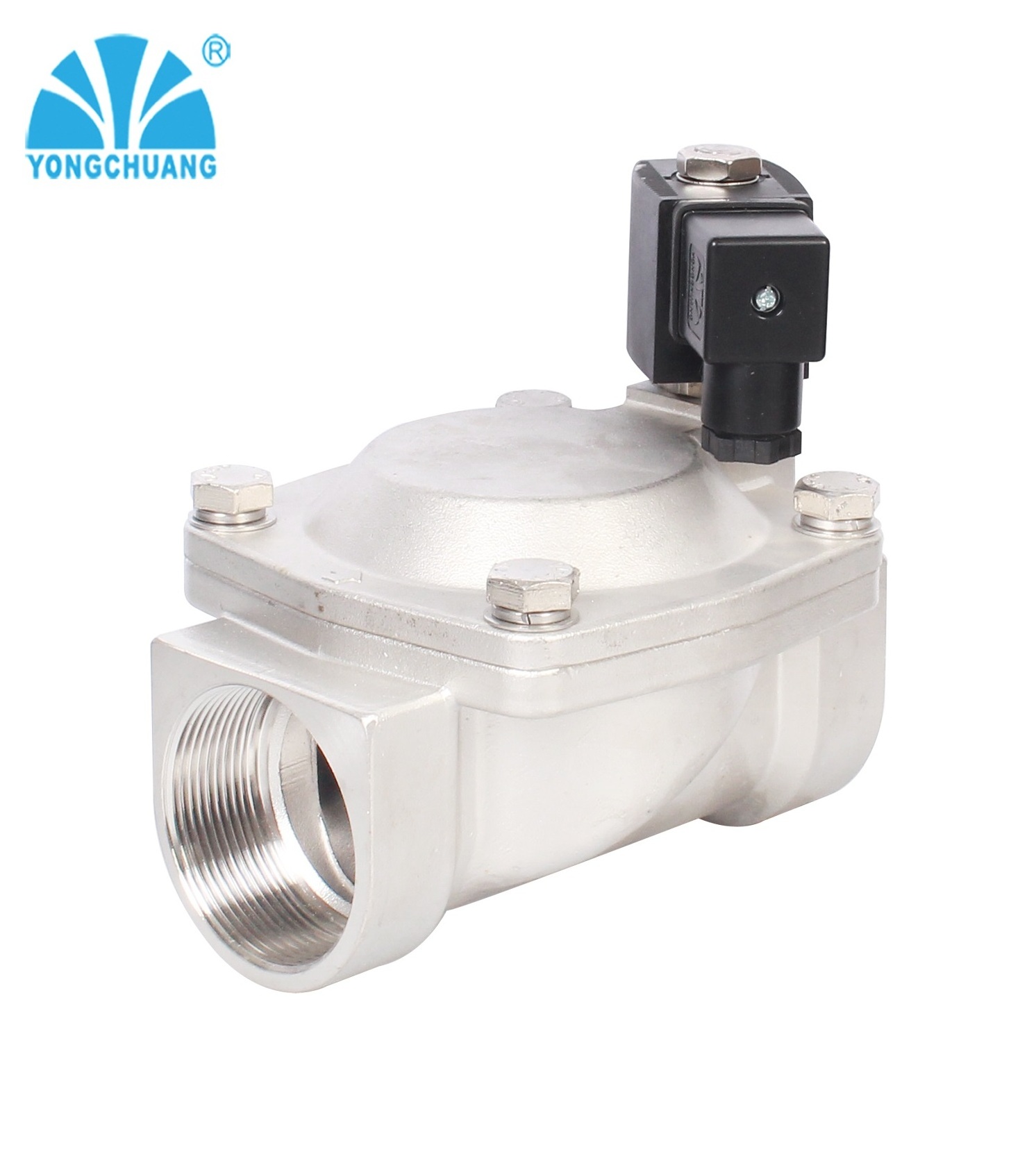 Yongchuang YCD11/21series 2 way 12V 220 volt food grade water Stainless steel fast switching solenoid valve