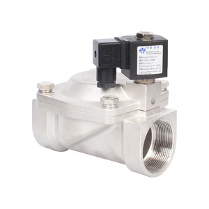 Yongchuang brand YCD11/21 series diaphragm 2 inch shut off 240v water brass stainless steel solenoid valve