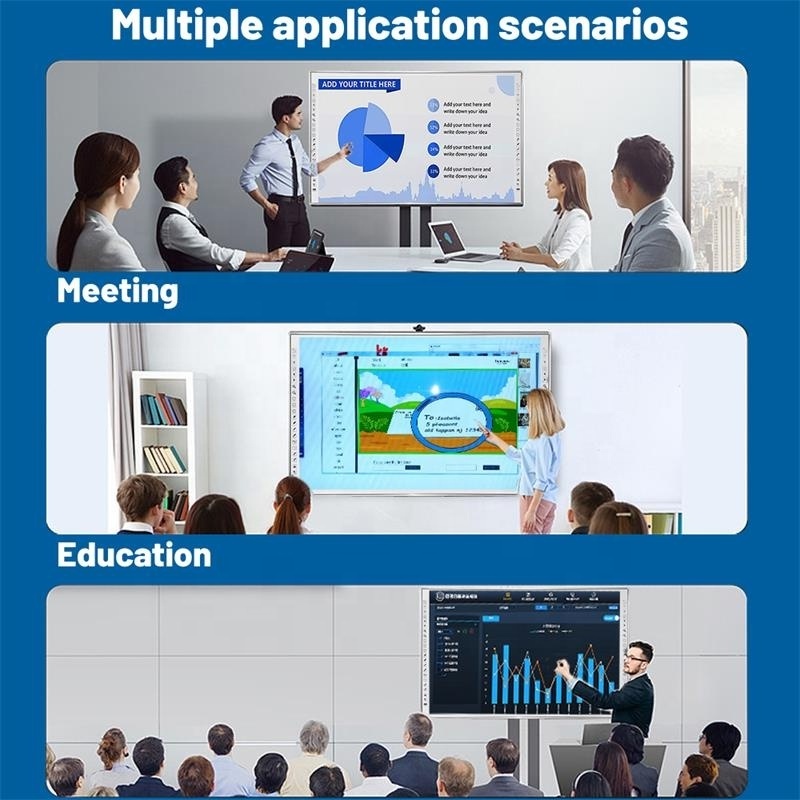 Factory direct 20 points touch high quality education whiteboard 82 inch interactive whiteboard for school