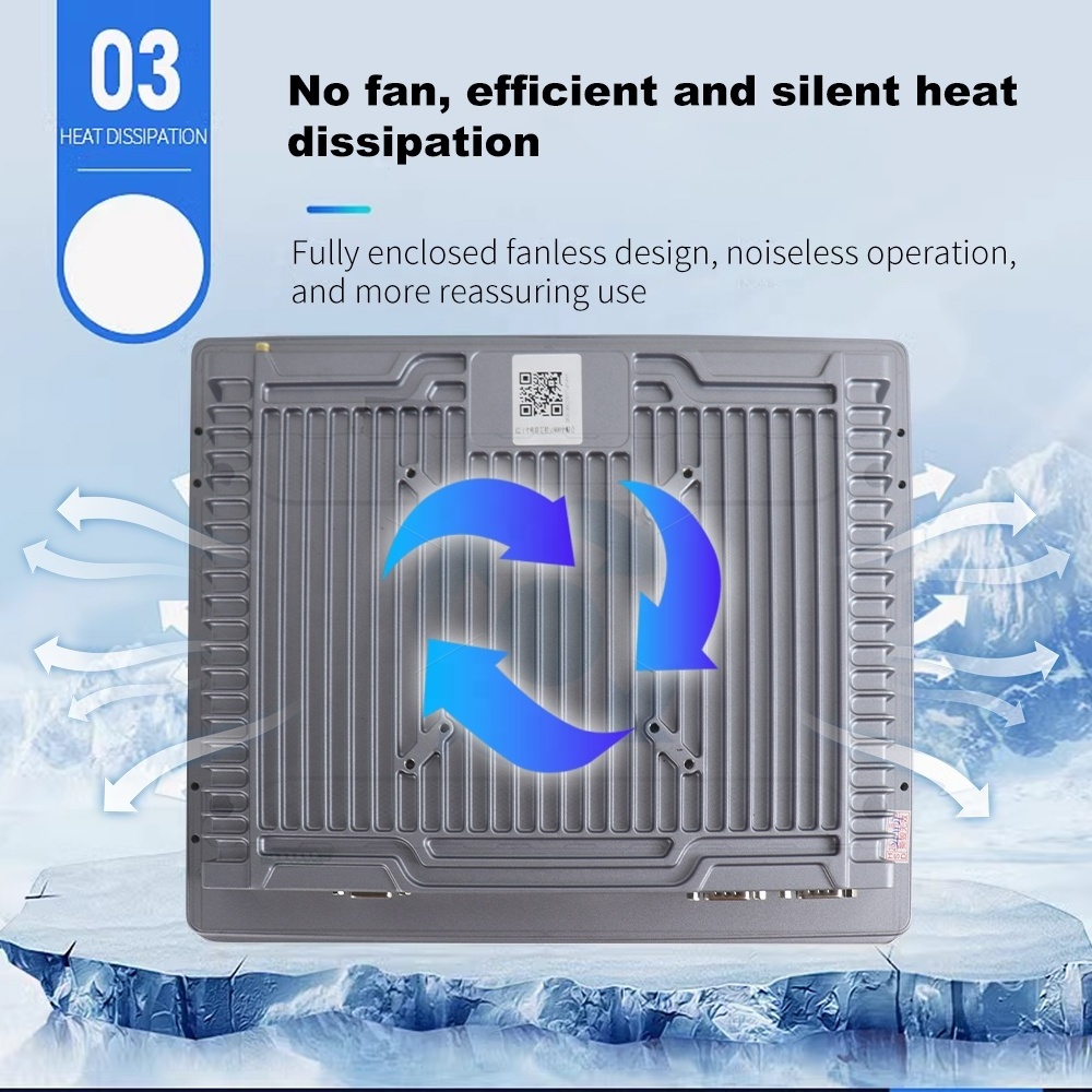 10.1 inch touch screen all-in-one Industrial Pc Ip65 Waterproof fanless fully fit industrial computer