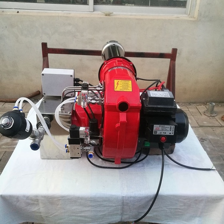 Waste oil burner with air compressor for  Bakery oven   Steam boiler from China mailland