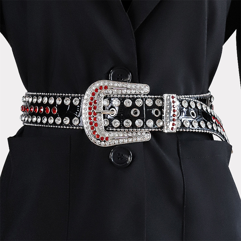 2021women or man belts rhinestone  rhinestone belt  bb simon belts rhinestone women