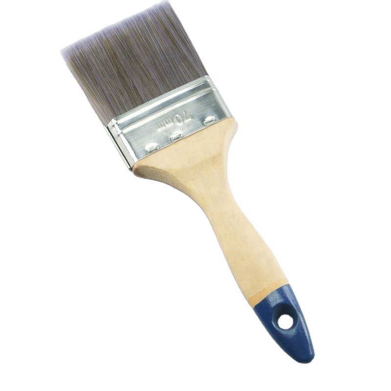 Wooden handle pure bristle brush painting glue paint brush