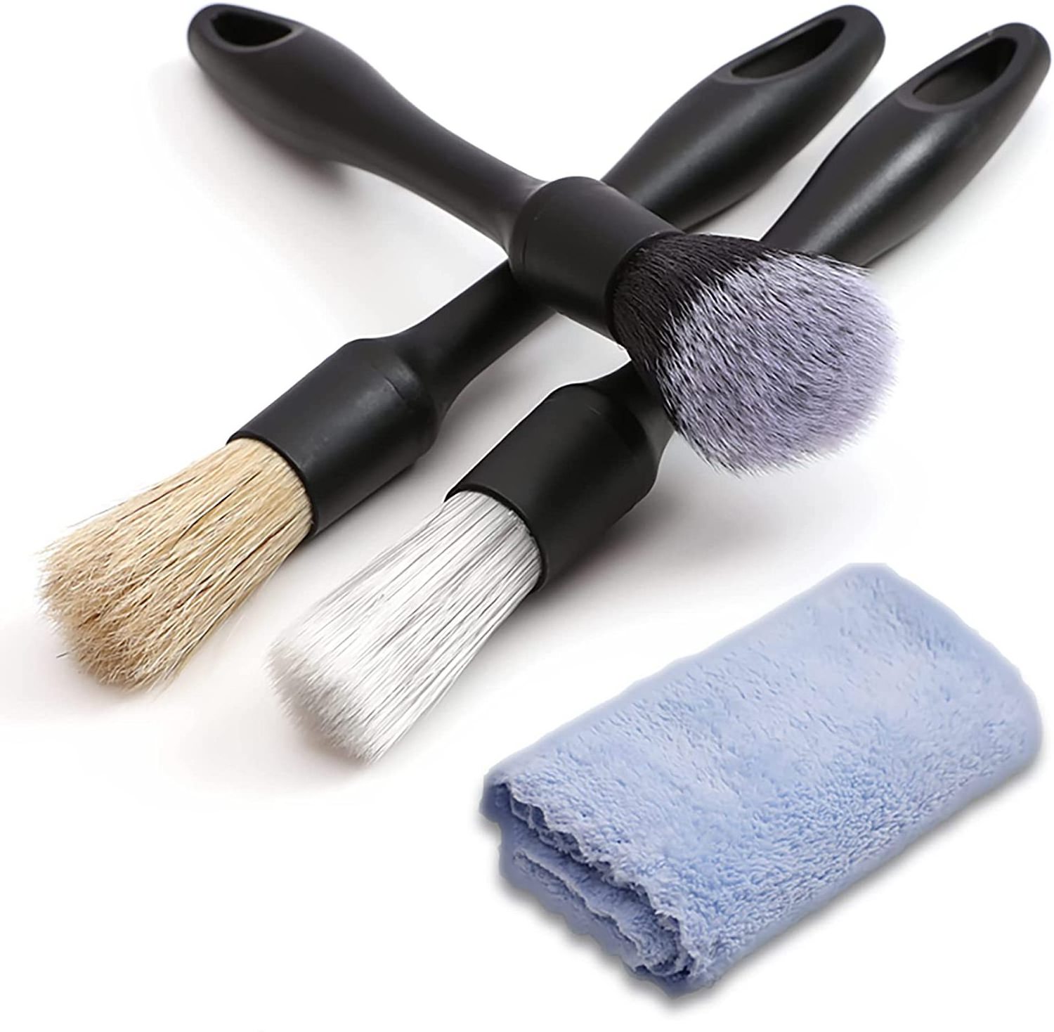 CIC 5 PCS Auto Detailing Brushes Car Wash Brush Kit For Cleaning Auto Wheels/Interior