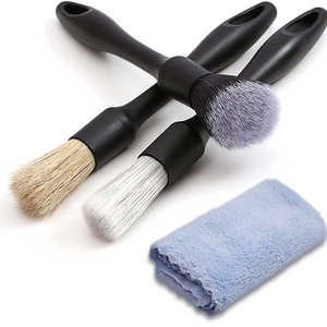 CIC 5 PCS Auto Detailing Brushes Car Wash Brush Kit For Cleaning Auto Wheels/Interior