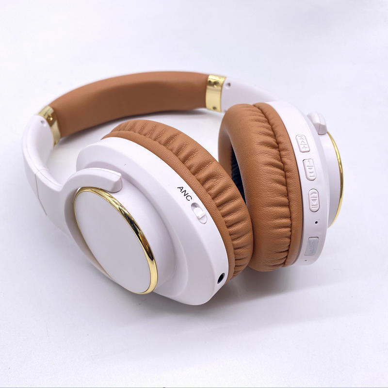 Custom Made Logo Customise Casque ANC Earphone Active Noise Cancelling Headset Bluetooth Wireless Headphones With Microphone