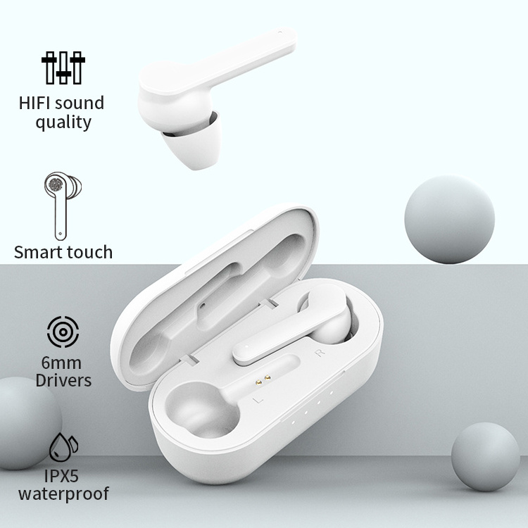 Waterproof tws audifonos bluetooth  true wireless auriculares bluetooth low moq no wire earphone earbuds