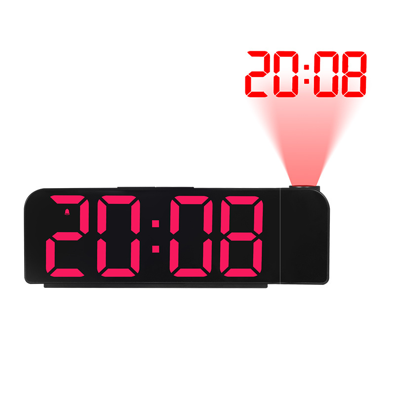 Projection  LED Alarm Clock OF 180 Projection on Ceiling Wall with USB Charging