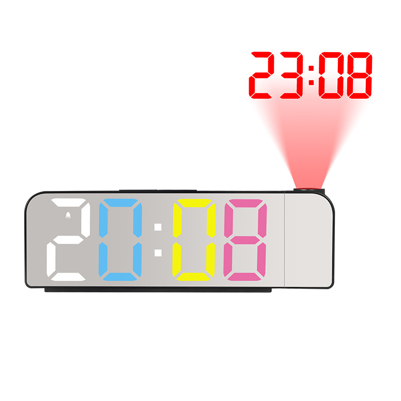 Projection  LED Alarm Clock OF 180 Projection on Ceiling Wall with USB Charging