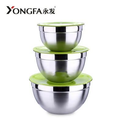 Kitchen Accessories Stainless Steel Big Fruit Mixing Salad Bowl /Stainless Steel Serving Bowls