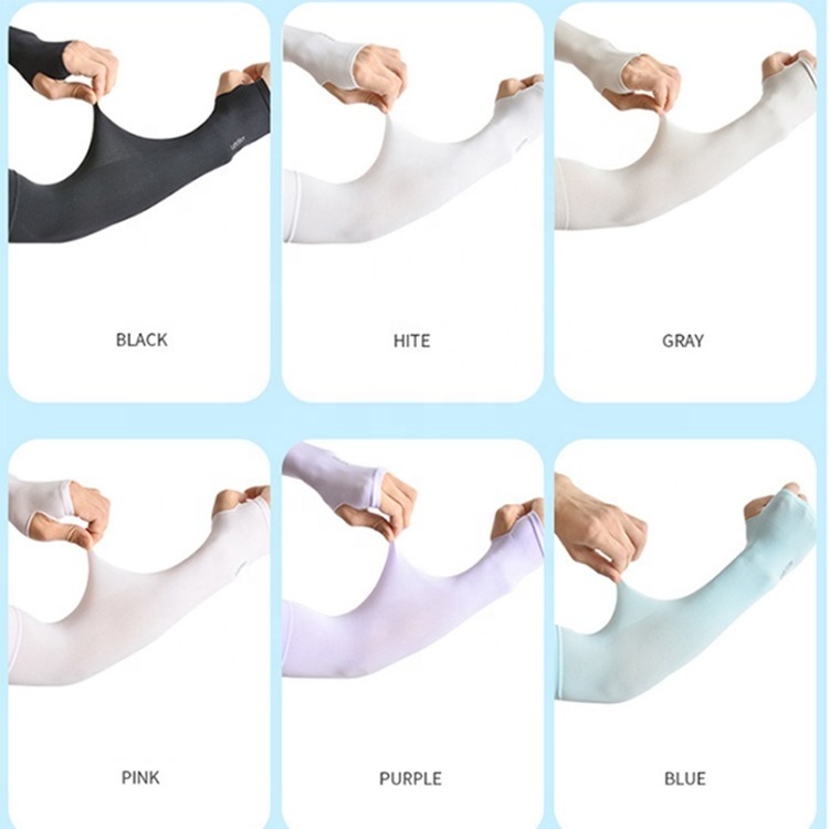 Top Sale Cycling Sports Sleeve UV Protection Arm Cover Summer Nylon Seamless Cooling Sleeves