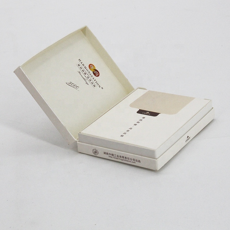 Custom Printed Disposable Carton Packaging Blank Cigarette Pack Empty Cardboard Pre-Roll Cigarette Box