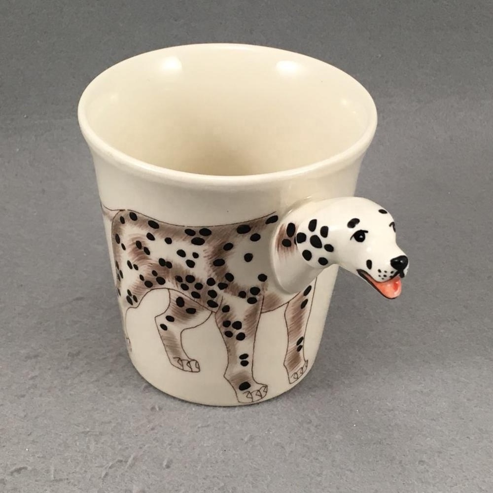 2019 new design 10 oz 3d ceramic dog mug