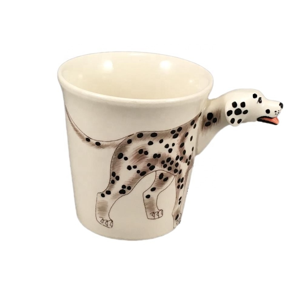 2019 new design 10 oz 3d ceramic dog mug