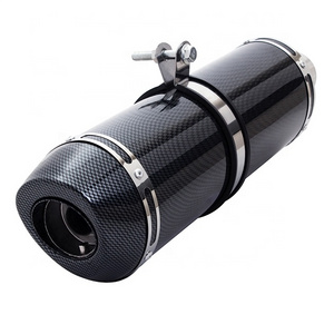 Universal stainless steel carbon fiber motorcycle exhaust pipe muffler YFX-0760CB